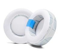 WC FreeZe Virtuoso - Cuscinetti in gel di raffreddamento in tessuto ibrido per cuffie da gioco Corsair Virtuoso di Wicked Cushions, extra spessi, resistenti e confortevoli | Ivory Tide