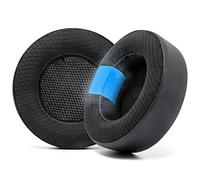 WC FreeZe Virtuoso - Cuscinetti in gel di raffreddamento in tessuto ibrido per cuffie da gioco Corsair Virtuoso di Wicked Cushions, extra spessi, resistenti e confortevoli | Nero