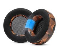 WC FreeZe Virtuoso - Cuscinetti in gel di raffreddamento in tessuto ibrido per cuffie da gioco Corsair Virtuoso di Wicked Cushions, extra spessi, resistenti e confortevoli | Kinetic Wave