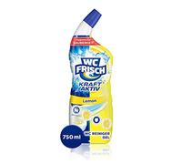 WC-Frisch Detergente per WC Gel Limone (750 ml), detergente per WC con effetto deodorante per ambienti, detergente per WC garantisce freschezza igienica, con combinazione di 4 attivi