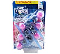 WC Frisch WC Blocchi Freschezza Flora 1 X 3 Pz Smacchiatore Blu Con Blocco Odore