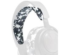 WC HeadbandZ Arctis Nova - Fascia in silicone aggiornata per cuffie Arctis Nova di Wicked Cushions - Flessibilità, comfort e stile migliorati con design dei cuscinetti coordinati | Snow Camo