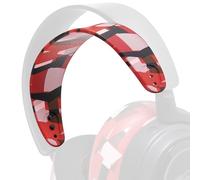 WC HeadbandZ Arctis Nova - Fascia in silicone aggiornata per cuffie Arctis Nova di Wicked Cushions - Flessibilità, comfort e stile migliorati con design dei cuscinetti coordinati | Red Prism