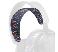 WC HeadbandZ Arctis Nova - Fascia in silicone aggiornata per cuffie Arctis Nova di Wicked Cushions - Flessibilità, comfort e stile migliorati con design dei cuscinetti coordinati | Navy Tiger