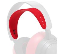 WC HeadbandZ Arctis Nova - Fascia in silicone aggiornata per cuffie Arctis Nova di Wicked Cushions - Flessibilità, comfort e stile migliorati con design dei cuscinetti coordinati | Red