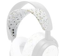 WC HeadbandZ Arctis Nova V2 - Fascia in silicone larga e migliorata compatibile con le cuffie Arctis Nova di Wicked Cushions | Design più ampio per la distribuzione del peso | Gold Marble