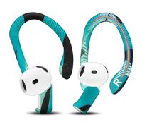 WC HookZ Airpods 4 - Ganci auricolari regolabili e personalizzabili compatibili con Airpods 4 di Wicked Cushions | Nucleo malleabile per una vestibilità personalizzata | Cyan Prism