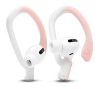 WC HookZ - Ganci sopra l'orecchio per AirPods Pro 1, 2 e AirPods 1, 2, 3 | Da Wicked Cushions | Due paia di dimensioni, gancio sinistro e destro unici | Pink Marble