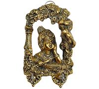 WC_Lord Krishna Statua Krishn Metal Idol Figurina-Dio indù dell'amore e della Gioia Divina-Murlidhar Kishna Idol per Il Festival Religioso Indiano - Oggetto di Decorazione per la casa
