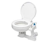 WC MANUALE SUPER COMPACT PORCELLANA ASSE LEGNO MM 450 X 425 H 305 ACCESSORI NA