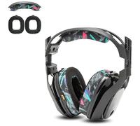 WC Mod Kit A40 - Cuscinetti auricolari in gel rinfrescante + fascia di ricambio compatibili con Astro A40 Gen 4 e A40 TR di Wicked Cushions | Comfort, raffreddamento e durata migliorati | 90's Black
