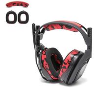 WC Mod Kit A50 - Cuscinetti auricolari in gel rinfrescante + fascia di ricambio per Astro A50 Gen 4, Gen 5 e A50X di Wicked Cushions | Comfort, raffreddamento e durata migliorati | Red Camo