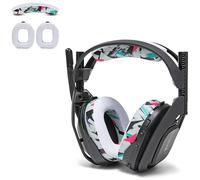 WC Mod Kit A50 - Cuscinetti auricolari in gel rinfrescante + fascia di ricambio per Astro A50 Gen 4, Gen 5 e A50X di Wicked Cushions | Comfort, raffreddamento e durata migliorati |90's White