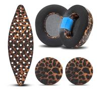 WC Mod Kit V2 Nova Pro Wireless, Pro Omni & Elite - Cuscinetti e fascia | Da Wicked Cushions | Piastre laterali incluse. Per Arctis Nova Pro Wireless, Elite e Pro Omni | Leopard