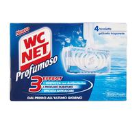 Wc Net 3Effect Detergente per Wc, Ocean Fresh - 4 Tavolette da 34 g, Totale: 136