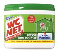 WC NET PROFESSIONAL FOSSE BIOLOGICHE 12 CAPS IDROSOLUBILI PER WC 216GR