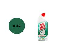 WC NET DISINCROSTANTE Disinfettante Gel per Sanitari e Superfici - 700mL x 12pz