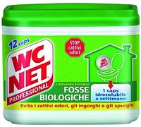 WC NET PROFESSIONAL FOSSE BIOLOGICHE 12 CAPS IDROSOLUBILI PER WC 216GR
