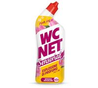 Wc Net - Gel Sensorial Pink Joy, Detergente Liquido per Sanitari, Essenza Peonia e Muschio Bianco, Prevenzione Calcare e Igienizzante per WC, 700 ml