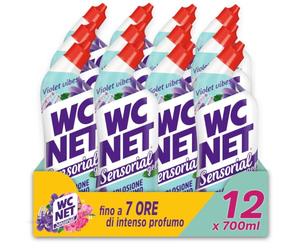 Wc Net Gel Sensorial Violet Vibes, Iris Viola e Patchouli, 700 ml x 12