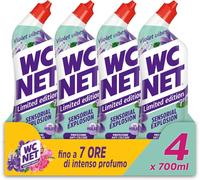 Wc Net Limited Edition Violet Vibes, Detergente Liquido 4 Confezioni da 700 ml