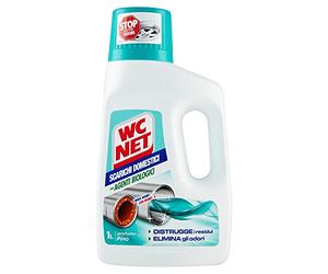 Wc Net Professional - Trattamento Scarichi Domestici con Agenti Biologici, Distrugge i Residui e Elimina gli Odori, Fragranza Pino, 1000 ml