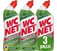 WC NET PROFUMOSO MOUNTAIN FRESH DISINFETTANTE GEL SANITARI PULIZIA WC 700ML 3-5