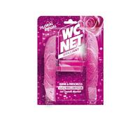 Wc Net - Tavoletta Brilliant Floral Ritual, Detergente Igienizzante Solido per Wc, Igiene, Texture Glitterata e Piacevole profumo di Lunga Durata, 2 Pezzi