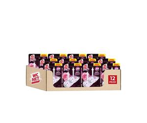 Wc Net - Tavoletta Style Active, Detergente Igienizzante Solido per WC, Fragranza Pink Harmony, 2 Pezzi x 12 Confezioni