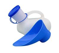 WC orinatoio Portatile Unisex a Tenuta stagna - Bottiglia per urina con Attacco per orinatoio Femminile - Bottiglia per orinatoio Maschio - Bottiglia per urina da Viaggio per lei/Lui -1L