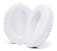 WC PadZ - I cuscinetti per eccellenza di Wicked Cushions - Compatibili con Audio Technica, HyperX, SteelSeries Arctis - Extra spesso - Apertura più ampia - Morbida memory foam | bianco