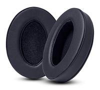 WC PadZ - I cuscinetti per eccellenza di Wicked Cushions - Compatibili con Audio Technica, HyperX, SteelSeries Arctis - Extra spesso - Apertura più ampia - Morbida memory foam | nero
