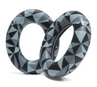 WC PadZ Momentum 4 - Cuscinetti auricolari di ricambio migliorati per Sennheiser Momentum 4 e HDB 630 di Wicked Cushions | Comfort migliorato e isolamento acustico | Geo Grey