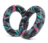 WC PadZ Momentum 4 - Cuscinetti auricolari di ricambio migliorati per Sennheiser Momentum 4 e HDB 630 di Wicked Cushions | Comfort migliorato e isolamento acustico | 90's Black