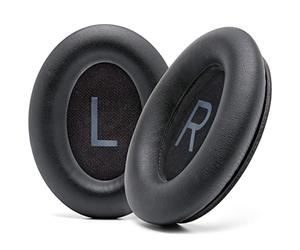 WC PadZ QC45 - Cuscinetti auricolari per Bose QuietComfort 45 / QuietComfort Se/QuietComfort Wireless, realizzati da Wicked Cushions | Cuscino extra spesso | Black