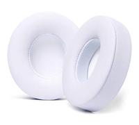 WC PadZ Solo 2 & 3 - Cuscinetti di ricambio per cuffie wireless Beats Solo | Da Wicked Cushions | Pelle morbida, memory foam di lusso, adesivo forte (non per Beats Solo 4) | White