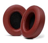 WC PadZ Studio 2 & 3 - Cuscinetti per Beats Studio 2, 3 cablato e wireless | Da Wicked Cushions | Non per Beats Solo | Pelle PU, schiuma migliorata e adesivo forte | Burgundy