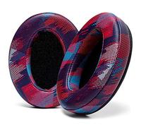 WC PadZ Universal - Cuscinetti per ATH M50X / SteelSeries Arctis/HyperX | Da Wicked Cushions | Extra spesso | Anche peri modelli aggiuntivi Logitech G Pro X e 50+ | Purple Speed Racer