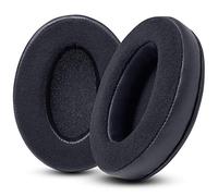 WC PadZ Velour - I cuscinetti Velour per eccellenza di Wicked Cushions - Compatibili con Audio Technica, HyperX, SteelSeries Arctis - Extra spesso - Apertura più ampia - Morbida memory foam | nero
