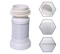 Wc Pan Connettore Flessibile Casa Piombatura Toilette Rifiuti Bianco per Casa