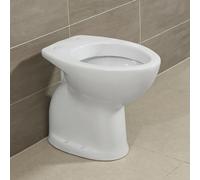 Wc per anziani e disabili con scarico a pavimento e altezza 49 cm