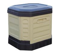 WC pieghevole, 33,4 x 29,9 cm, WC portatile per adulti, vasino pieghevole a secchiello, portatile, per esterni, bagno, secchio per la spazzatura per rimorchio, sopravvivenza, camper, viaggi, picnic