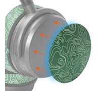 WC PlateZ Maxwell 2 - Piastre magnetiche per altoparlanti compatibili con Audeze Maxwell 2 di Wicked Cushions | Piastre laterali magnetiche personalizzate per WC | Emerald Tide