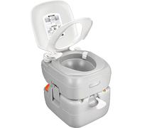 SereneLife WC Toilette Portatile, WC Bagno Portatile per Esterni, WC da Campeggio e Escursioni, Toilette da Viaggio, WC con Indicatore di Livello