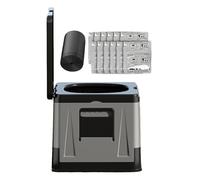 WC portatile per adulti - WC compatto per interni ed esterni, pieghevole, leggero, per , viaggi, auto, casa, escursioni, attività all'aria aperta