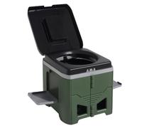 WC Portatile Pieghevole e Trasportabile per Campeggio e Viaggi - con Coperchio, Riutilizzabile, capacità di Carico Fino a 150KG, Ideale per Escursioni, Spiagge, Auto, Camion, Barca, Roulotte