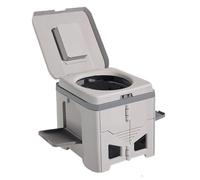 WC Portatile Pieghevole e Trasportabile per Campeggio e Viaggi - con Coperchio, Riutilizzabile, capacità di Carico Fino a 150KG, Ideale per Escursioni, Spiagge, Auto, Camion, Barca, Roulotte