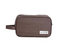 WC Separazione Asciugacapelli E Umido Resistente All'acqua, WC, Viaggio Borsa Cosmetica Donne, Borsa Da Viaggio Pieghevole Kit Viaggio Aereo, marrone, 1