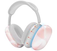WC ShellZ Max - Cover Esterne Protettive Compatibile con AirPods Max 1 & 2 di Wicked Cushions | In Silicone Premium | Marmo Rosa