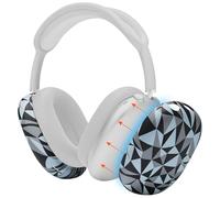 WC ShellZ Max - Guscio esterno protettivo per cuffie Airpods Max realizzato da Wicked Cushions | Realizzato in silicone di alta qualità | Geo Grey